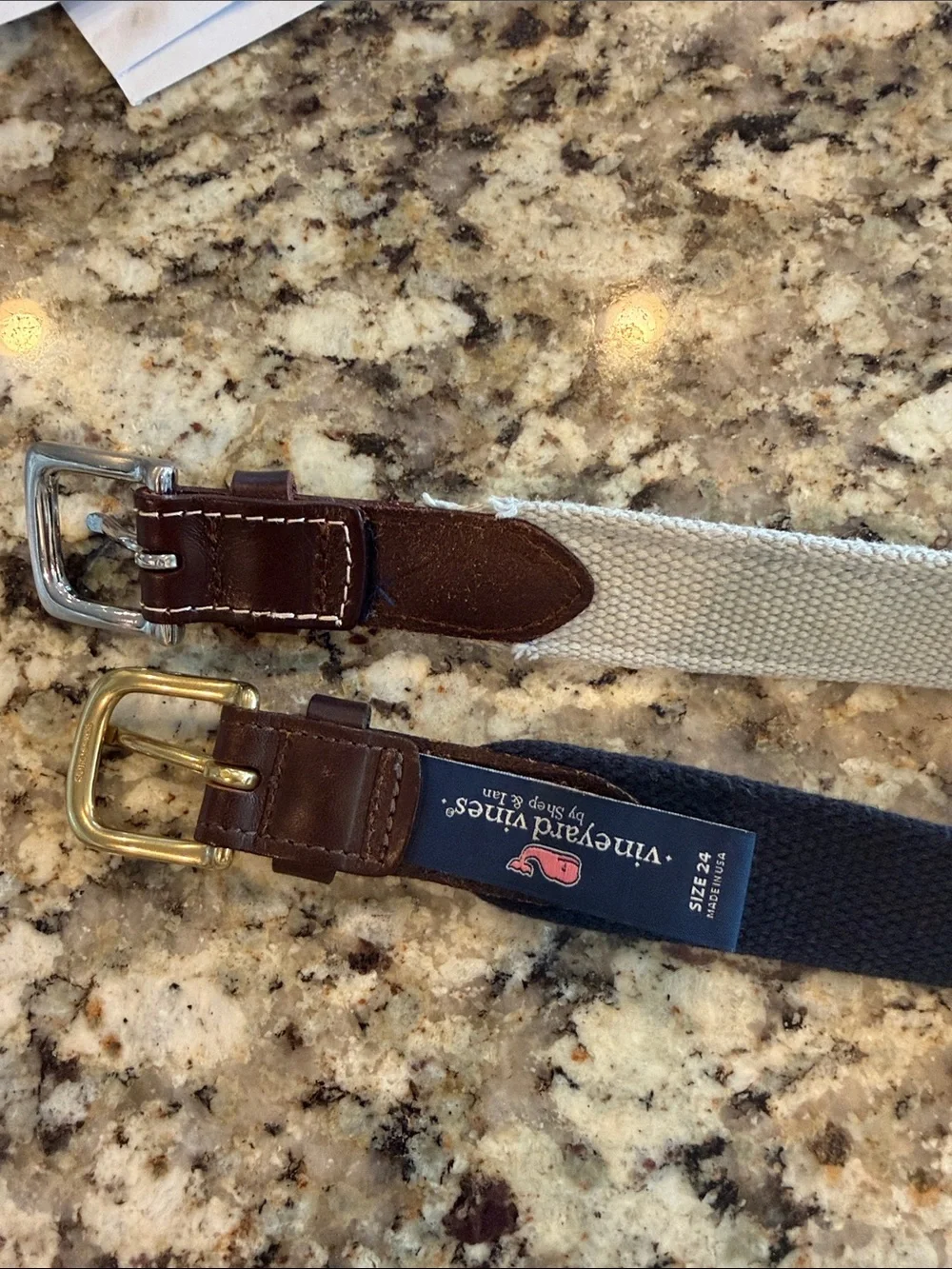 Vineyard vines kids belts